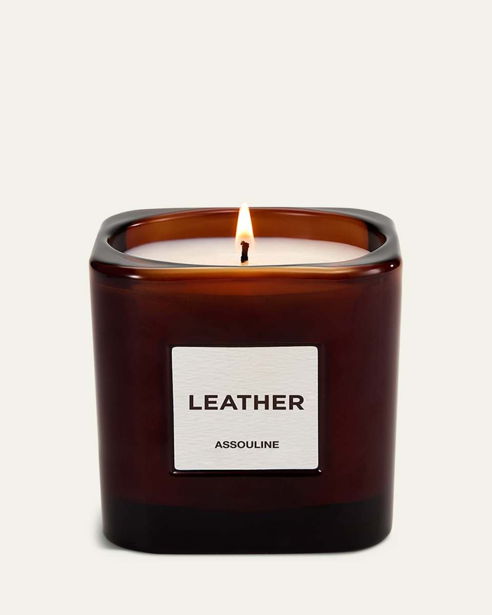 Leather Candle, 8 oz.